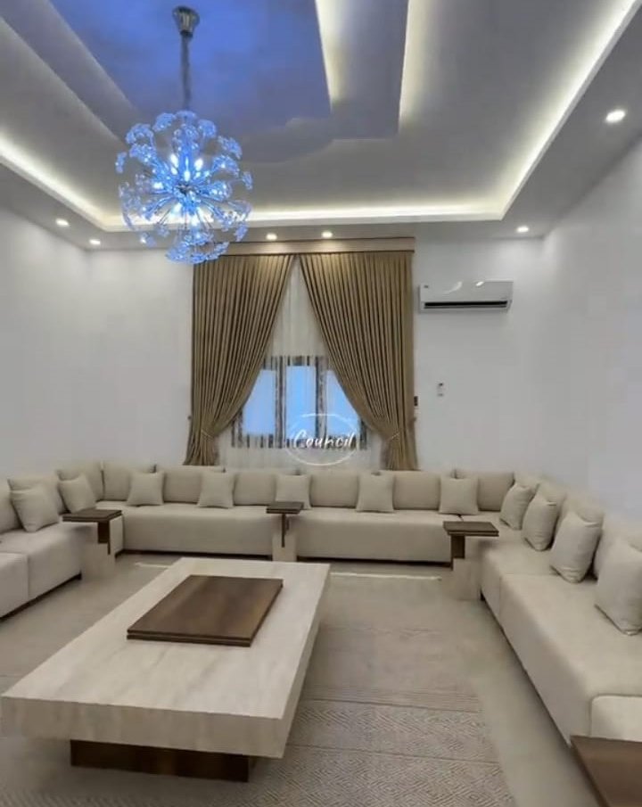 Majlis with velvet drapery